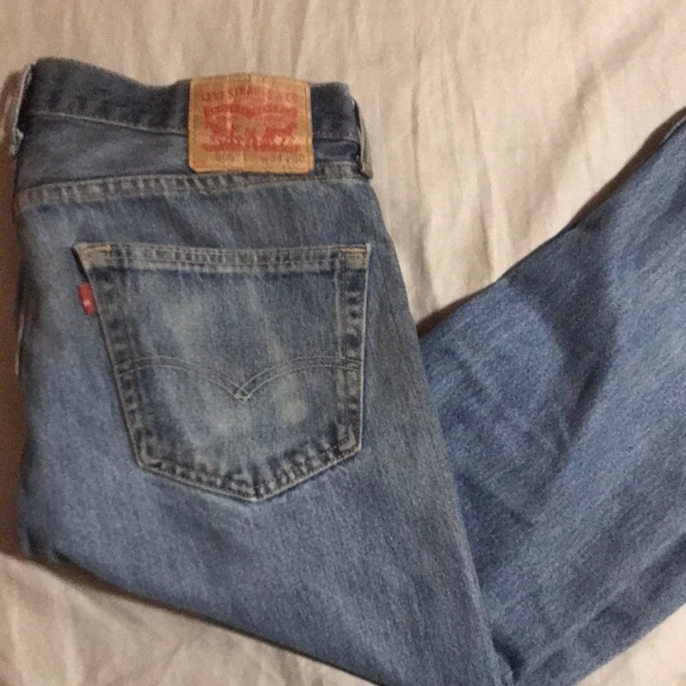 Levi's 505 Men's Blue Jeans 34x30